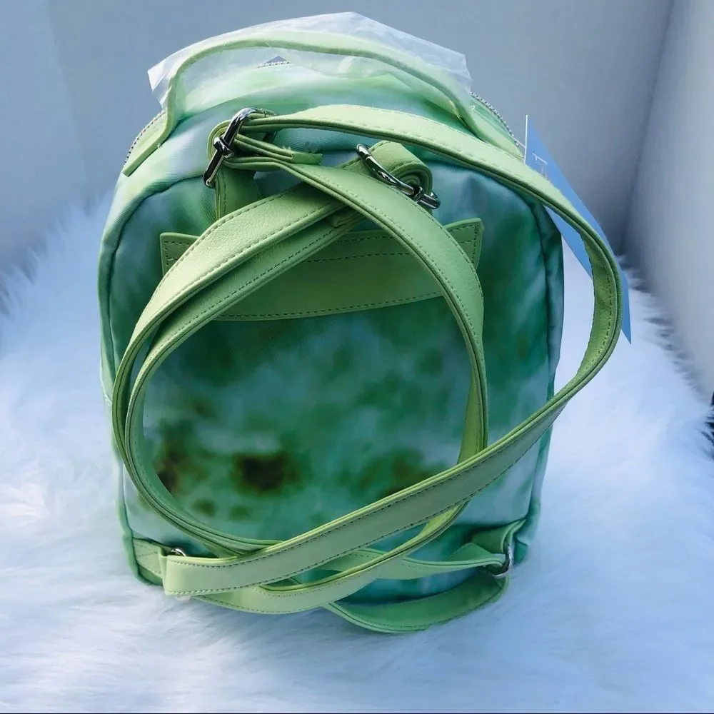 Madden Girl‎ MG-6200 Green Tie Dye Mini Backpack Silver Hardware NWT